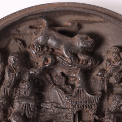 antigüedades, cerámica, antigüedades de cerámica, cerámica antigua, cerámica antigua italiana, cerámica antigua, cerámica neoclásica, cerámica del siglo XIX, caja de madera