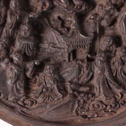 antigüedades, cerámica, antigüedades de cerámica, cerámica antigua, cerámica antigua italiana, cerámica antigua, cerámica neoclásica, cerámica del siglo XIX, caja de madera