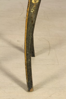 bottega del 900, mobili in stile, tavolino decorato, tavolino legno laccato, tavolino XX secolo, tavolino del 900, tavolino italia, tavolino