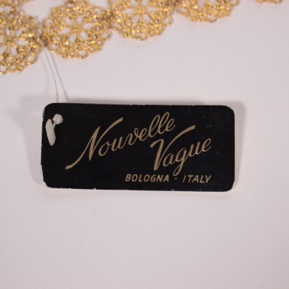 Gilet Vintage In metallo Dorato