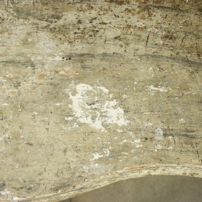 Console Rococò Piémontais Bois Sculpté Laqué Italie '700