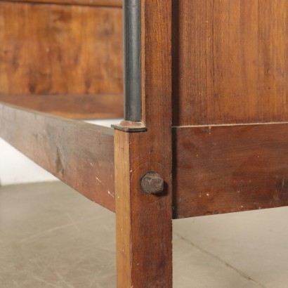 antiquariato, letto, antiquariato letti, letto antico, letto antico italiano, letto di antiquariato, letto neoclassico, letto del 800 - antiquariato, testata, antiquariato testate, testate antiche, testata antica italiana, testata di antiquariato, testata neoclassico, testata del 800,Letto Singolo Impero