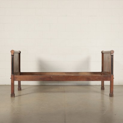 antiquariato, letto, antiquariato letti, letto antico, letto antico italiano, letto di antiquariato, letto neoclassico, letto del 800 - antiquariato, testata, antiquariato testate, testate antiche, testata antica italiana, testata di antiquariato, testata neoclassico, testata del 800,Letto Singolo Impero