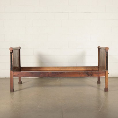 antiquariato, letto, antiquariato letti, letto antico, letto antico italiano, letto di antiquariato, letto neoclassico, letto del 800 - antiquariato, testata, antiquariato testate, testate antiche, testata antica italiana, testata di antiquariato, testata neoclassico, testata del 800,Letto Singolo Impero