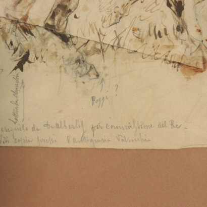 Attributed to Sebastiano de Albertis Sketch 19th Century