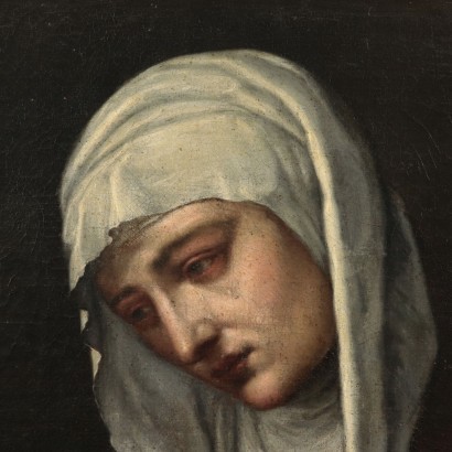 arte, arte italiano, pintura italiana antigua, copia de Tiziano Vecellio, Mater Dolorosa, Tiziano Vecellio
