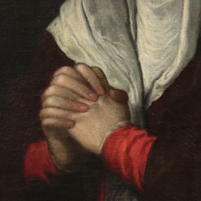 arte, arte italiano, pintura italiana antigua, copia de Tiziano Vecellio, Mater Dolorosa, Tiziano Vecellio