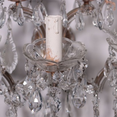 Pair of Wall Lights in the Style of Maria Theresa Italy 20th Century