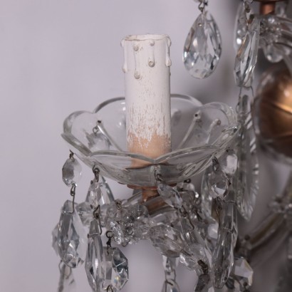 Pair of Wall Lights in the Style of Maria Theresa Italy 20th Century