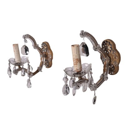 Pair of Appliques in the Style of Maria Theresa Italy 20th Century