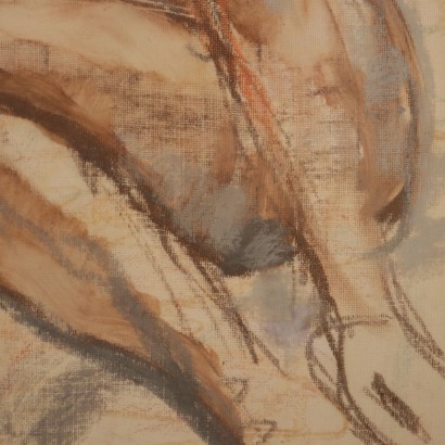 Gino Moro Mixed Media on Cardboard Contemporary Art