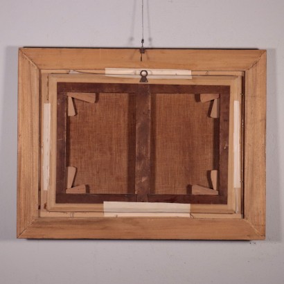 Landscape with Shepherds and Herds Oil on Canvas 20th Century