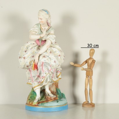 Große Skulptur Biscuit Deutschland XIX-XX Jhd