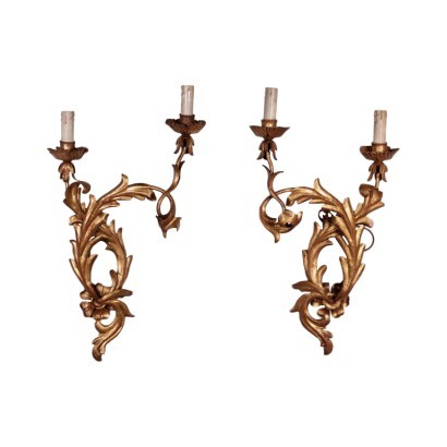 Coppia di Appliques in Stile
