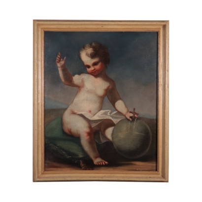 Cristo Bambino Salvator Mundi