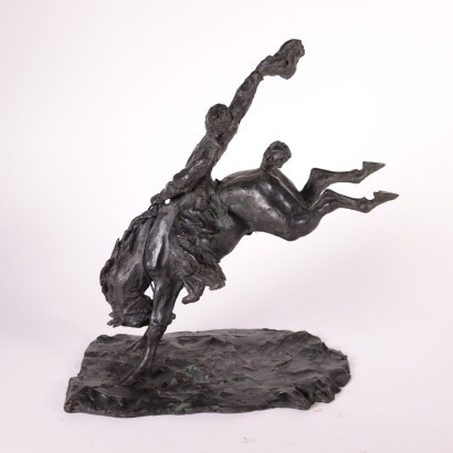 antigüedades, escultura, antigüedades de escultura, escultura antigua, escultura italiana antigua, escultura antigua, escultura neoclásica, escultura del siglo XIX, Rodeo Knight Paolo Troubetzkoy (18, Paolo Troubetzkoy, Paolo Troubetzkoy