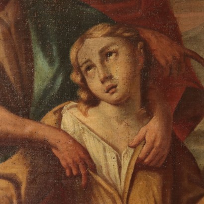 Attributed To Giovanni Battista Ronchelli Oil On Canvas 18th Century