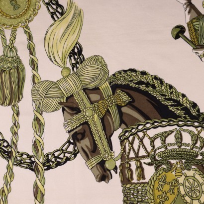 Foulard Hermès Le Timbalier Vintage