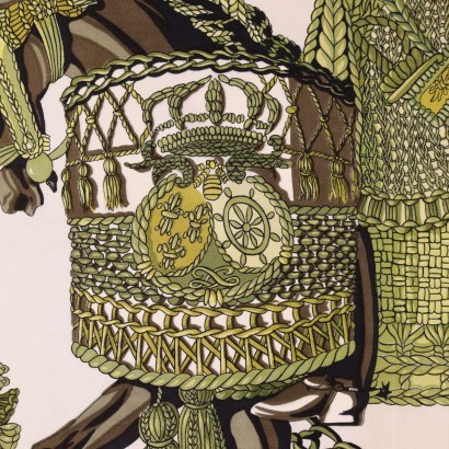 Foulard Hermès Le Timbalier Vintage