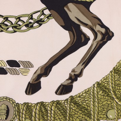 Foulard Hermès Le Timbalier Vintage