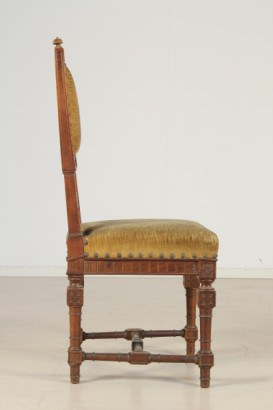 Bottega del 900, neo-Renaissance, neo-Renaissance, 10 group chairs, chairs, chairs, chairs early 900 900 Walnut chairs, chairs, Italy