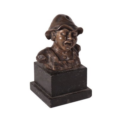 antiguo, bronce, bronces antiguos, bronce antiguo, bronce italiano antiguo, bronce antiguo, bronce neoclásico, bronce del siglo XIX, busto del niño llorón