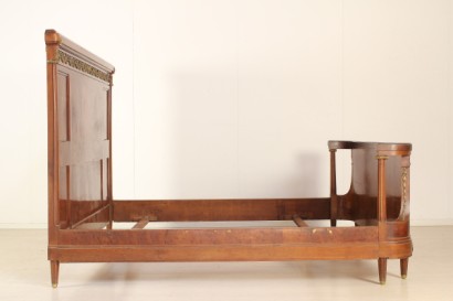 bottega del 900, liberty, bed, bed, bed, bed, mahogany Art Nouveau bed early 900, Italy, read