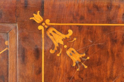 bottega del 900, liberty, bed, bed, bed, bed, mahogany Art Nouveau bed early 900, Italy, read