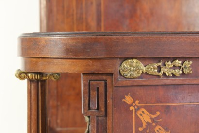 bottega del 900, liberty, bed, bed, bed, bed, mahogany Art Nouveau bed early 900, Italy, read