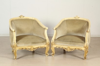 Late Baroque Chairs Pair