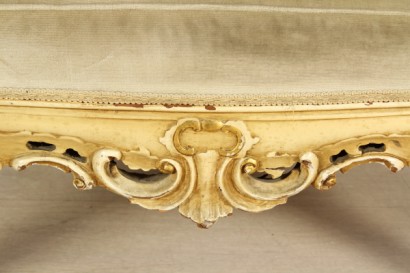 Bottega del 900, Baroque style, pair of armchairs, late Baroque armchairs, late Baroque style chairs, armchairs, chairs of meta 900 900, armchairs Armchairs Italy, lacquered wood, armchair