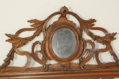 Bottega del 900, Baroque, Baroque mirror, mirror, mirror, mirror, mirror 900 destination Italy Baroque style, Walnut mirror, mirror