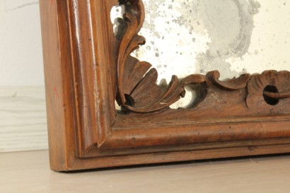 Bottega del 900, Baroque, Baroque mirror, mirror, mirror, mirror, mirror 900 destination Italy Baroque style, Walnut mirror, mirror