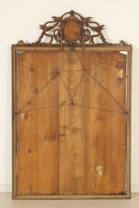 Bottega del 900, Baroque, Baroque mirror, mirror, mirror, mirror, mirror 900 destination Italy Baroque style, Walnut mirror, mirror