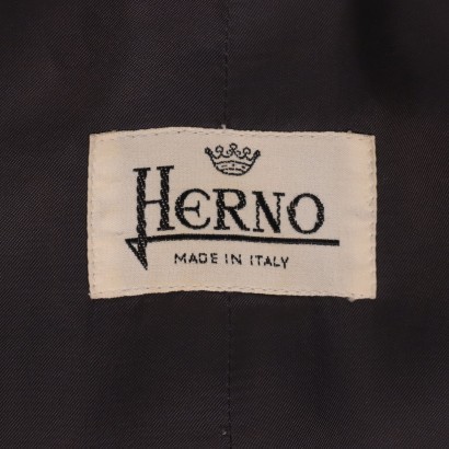 lana, vintageitalia, modavintage, años 80, años 90, tartán, tartán, chaqueta vintage herno en tartán marrón