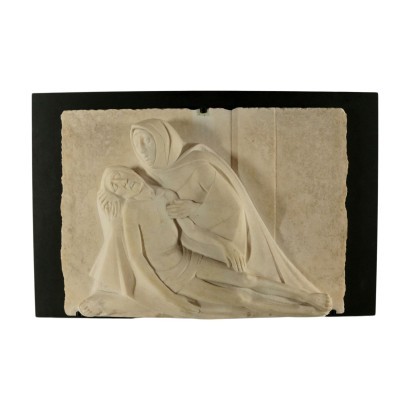 G. Scalvini Pietà Marbre Italie XX Siècle