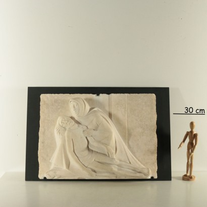 G. Scalvini Pietà Marbre Italie XX Siècle