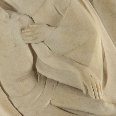G. Scalvini Pietà Marbre Italie XX Siècle