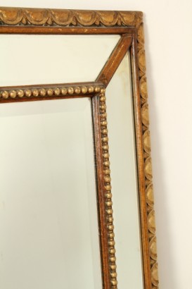 bottega del 900, mobili in stile, specchiera, specchiera legno dorato, specchiera XX secolo, specchiera del 900, specchiera italia, specchiera 900, specchiera