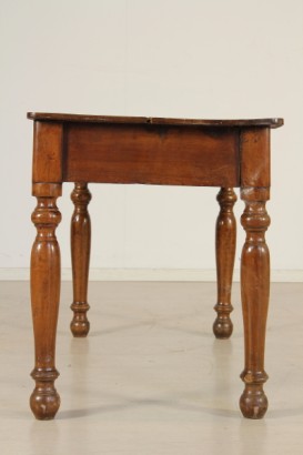 Bottega del 900, Walnut table umbertino, end table, table 800 800, table, Walnut table Italy umbertino table, table