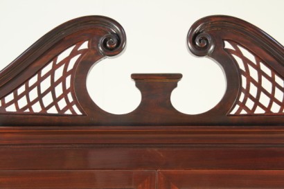 Bottega del 900 umbertino, trumeau, mahogany, trumeau 20th century, trumeau Italy, trumeau of the 900, trumeau