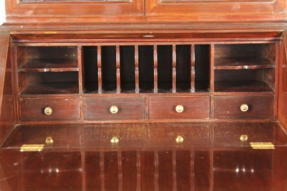 Bottega del 900 umbertino, trumeau, mahogany, trumeau 20th century, trumeau Italy, trumeau of the 900, trumeau