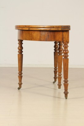 antique Walnut console table, console table, console table, console 800 destination Italy, opening console, console