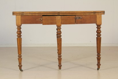 antique Walnut console table, console table, console table, console 800 destination Italy, opening console, console