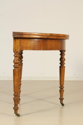 antique Walnut console table, console table, console table, console 800 destination Italy, opening console, console