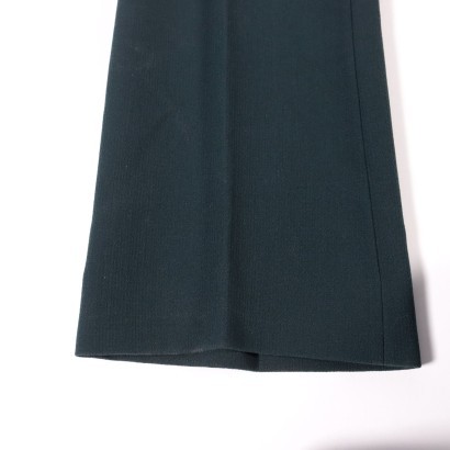Pantaloni Vintage Verde Scuro