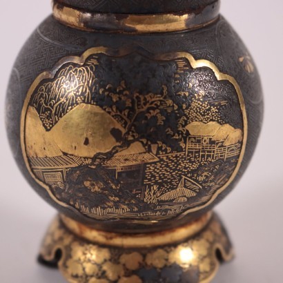 Komai Incense Burner Iron Japan Meiji Period (1869-1912)