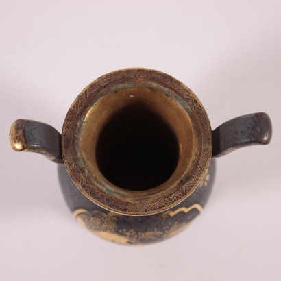Komai Incense Burner Iron Japan Meiji Period (1869-1912)