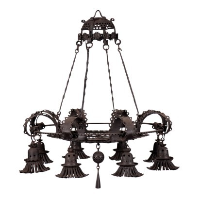 Lampadario Alessandro Mazzucotelli