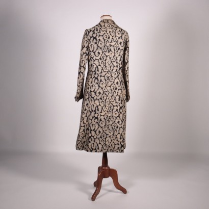 Vintage Gobelin Fabric Coat Italy 1970s